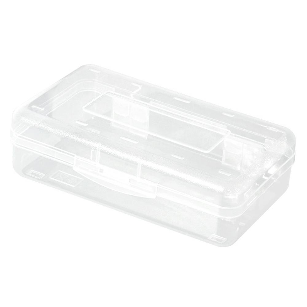 Transparent Pencil Case Large Capacity Marke Pen Organizer Durable Pen Box  School Office