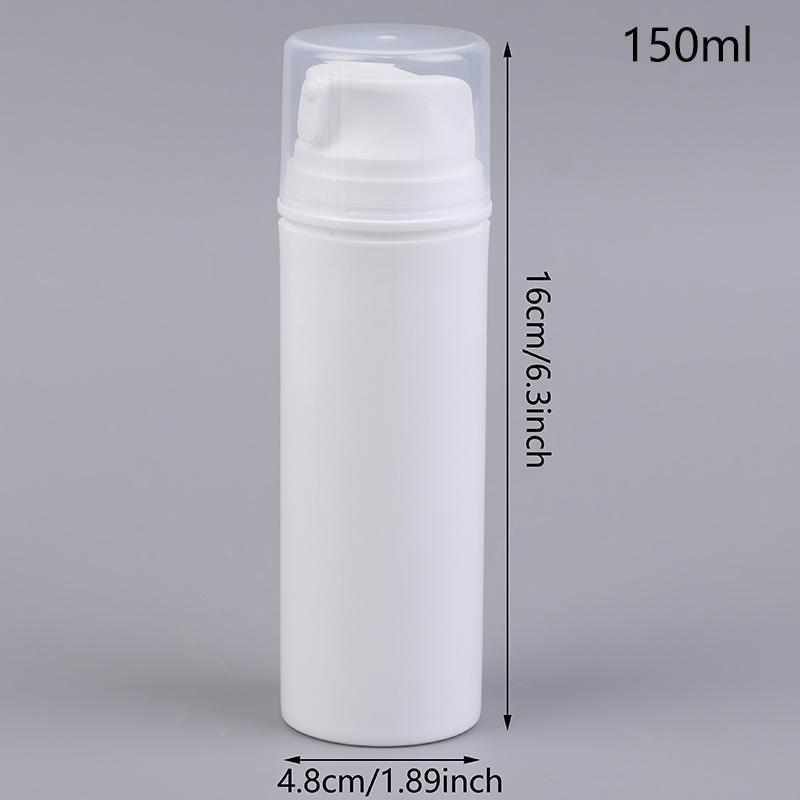 Refillable Empty Pump Bottles Plastic Mini Lotion Vacuum Cosmetic Containers Travel Emulsion Dispenser 35/50/75/100/150/200g