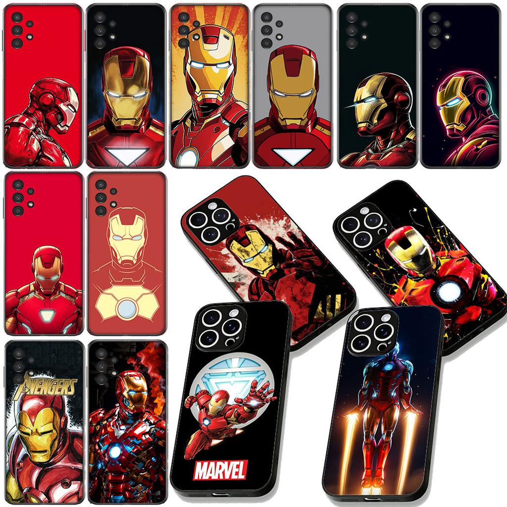 Ironman Marvels Superhero Iron Man Phone Case for Apple iPhone 12 13 Mini XS 11 Pro Max 7 8 Plus + XR 8+ X SE 2020 SE3 Cover