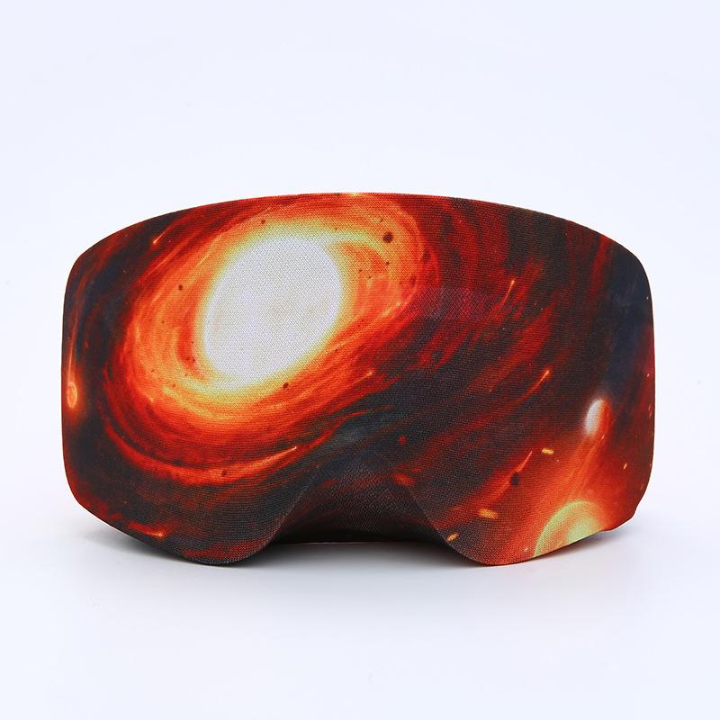 Ski and snowboard goggles protective case, portable storage, spherical snow goggles, anti-scratch lens cloth/Ski goggles cover