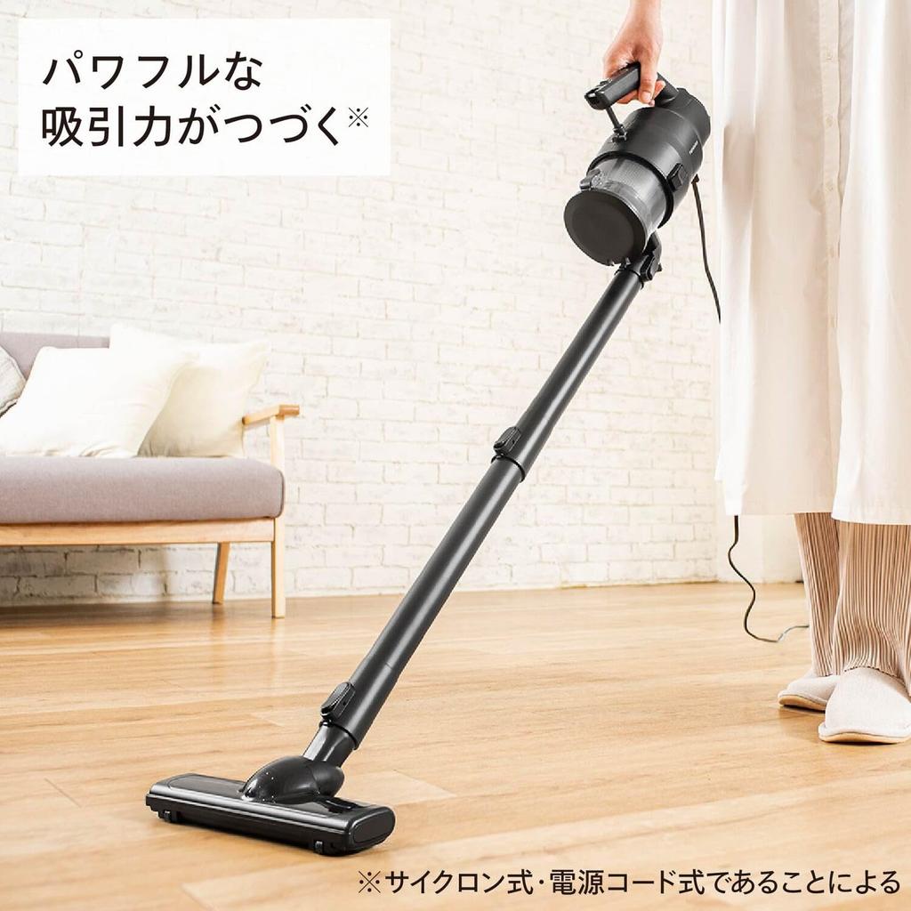 Twin Bird Tsubame Sanjo Пылесос Удобная палка Мощный вентилятор Тип шнура Циклонный тип Мощность всасывания Поддерживающая мощность Полностью моющийся