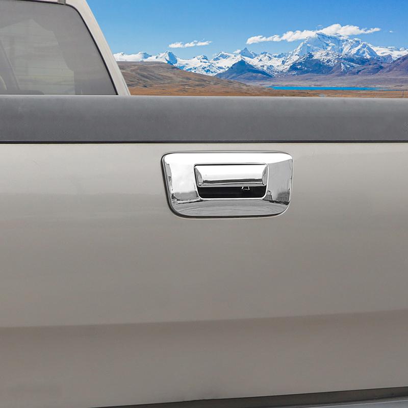 Car Tailgate Handle Decoration Reverse Mirror Cover Door Handle Shell For Chevy Silverado /GMC/SIERRA 2007-2013 Car Exterior Accessories,ABS Plastic