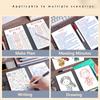 Erasable Leather A4/A5 Memo Pad With Whiteboard Pen Erasing Cloth Whiteboard Notebook Writing Board
