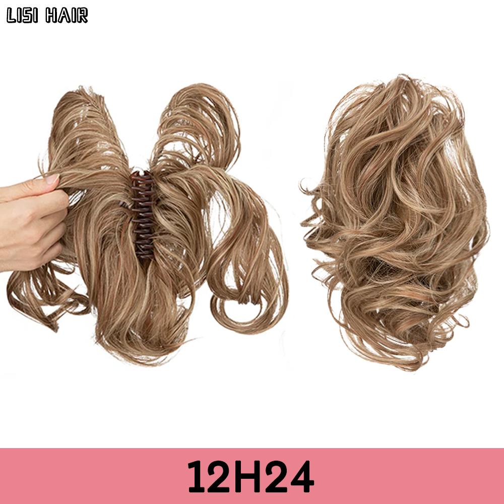 Накладной хвостик с зажимом для волос в виде конского хвоста, натуральный волнистый синтетический шиньон для женщин на каждый день