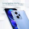 Роскошный прозрачный чехол для телефона Redmi Note 12 12s Note 13 Pro Plus 5G POCO X5 X6 Pro 5G противоударный силиконовый прозрачный чехол