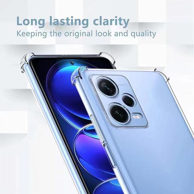 Роскошный прозрачный чехол для телефона Redmi Note 12 12s Note 13 Pro Plus 5G POCO X5 X6 Pro 5G противоударный силиконовый прозрачный чехол