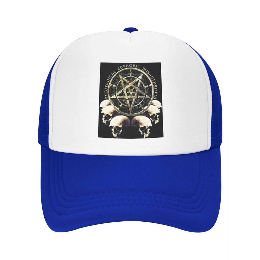 Dimmu Borgir Casual Plain Mesh Baseball Cap the Metal Band Adjustable Snapback Hats For Women Unisex Dad Trucker Hats