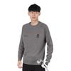 Admiral Golf ADMA472 Men's Big Rampant Crew Neck Sweater, Gray