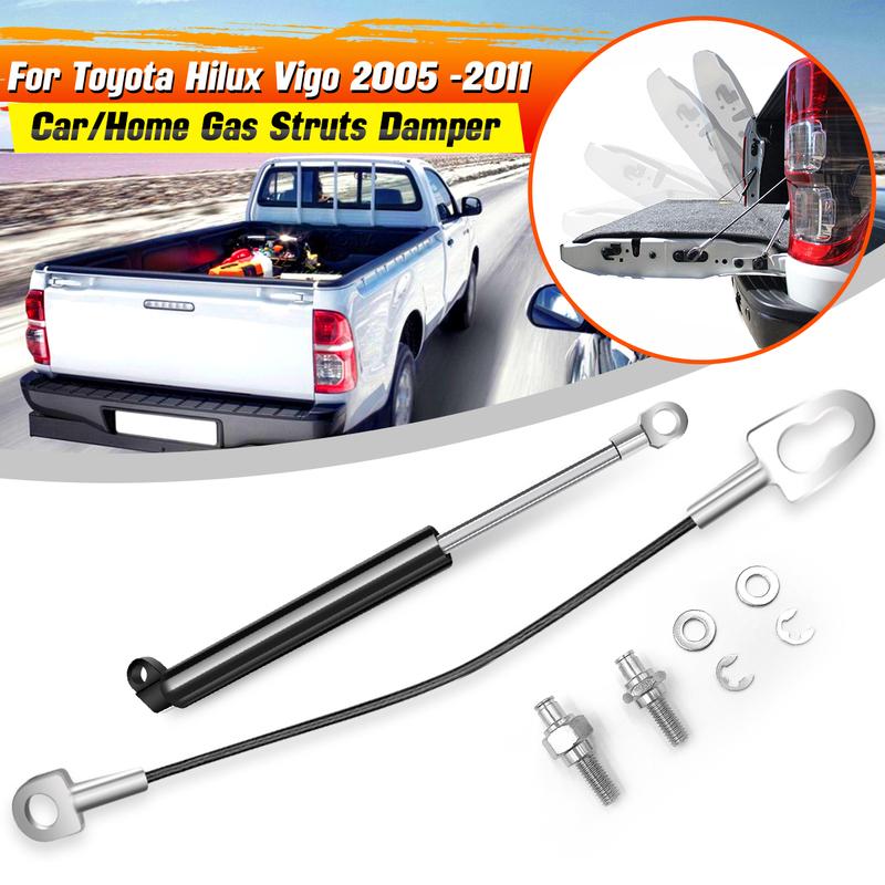 1X Для Toyota для Hilux Vigo SR5 2005-2011 Автомобильный задний кронштейн крышки багажника Газовый упор Амортизатор Газовая пружина 2010 2009
