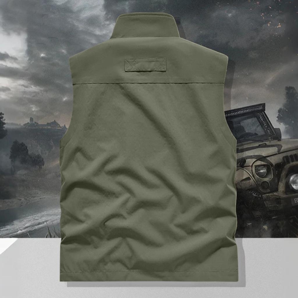 Мужская ветрозащитная легкая верхняя одежда для гольфа с карманами, куртка без рукавов Softshell для бега, пешего туризма, спорта