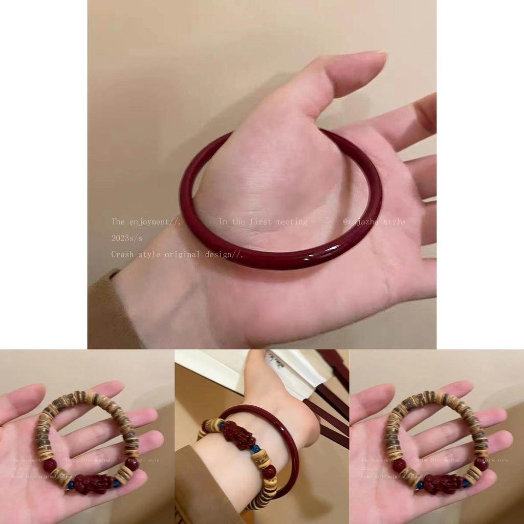 Стильный новый китайский браслет из бусин пиксю из кокосовой скорлупы Элегантные летние украшения