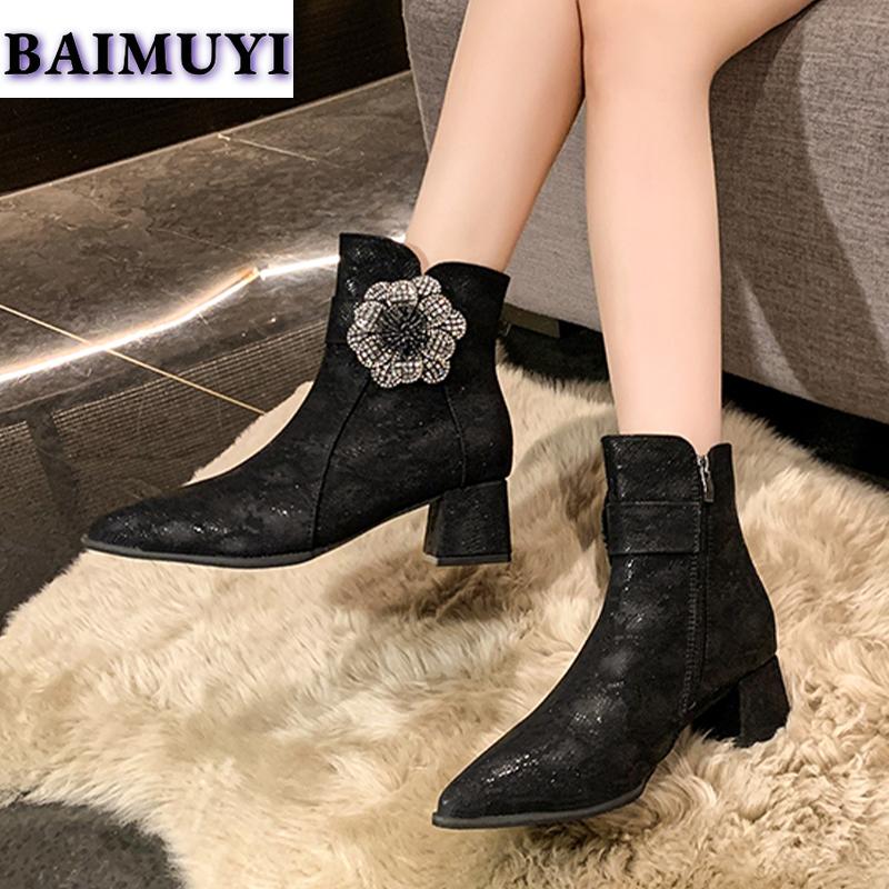 Женские туфли с цветочным принтом и острым носком на высоком каблуке, ботильоны 2025 года, трендовые сексуальные роскошные туфли-лодочки на молнии для выпускного вечера, новые туфли-лодочки Chelsea Mujer