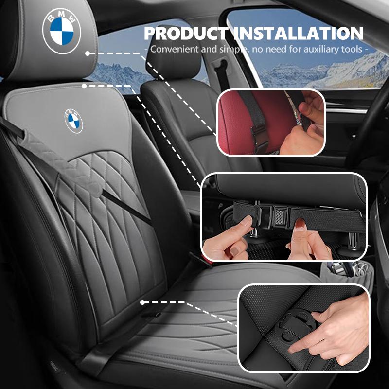 Car Seat Cover Rear Cushion Protector Mat Non Slide Four Season Pad For BMW M 1 3 4 5 6 7 Series X1 X3 X4 X5 G20 G38 F48 E36 E39 rvzc66