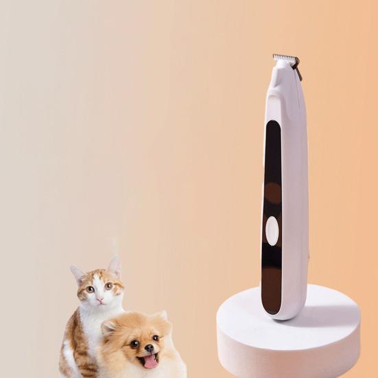 Триммер для лап собаки Низкий уровень шума Широкое лезвие Триммер для лап питомца Беспроводные электрические машинки для стрижки питомцев для лап, ушей, морды, задней части