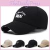 Dn Embroidery Letter Duckbill Baseball Hat Adjustable Sun Protection Breathable