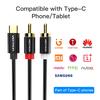 Аудиокабель Vention USB C RCA типа C «папа» на 2 «разъема RCA» для iPhone Sumsung Xiaomi TV