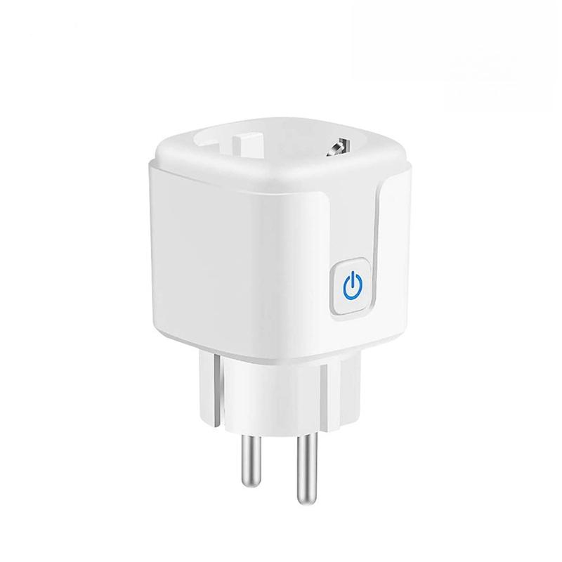 Smart Plug Wifi Socket Eu 16A/20A With Power Monitor Timing Function Tuya Smart Life App Control Works With Alexa Google Home