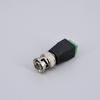 10pcs/lot BNC Connector Male Coax Cat5 DC Adapter Balun Connector for CCTV Camera Accessories