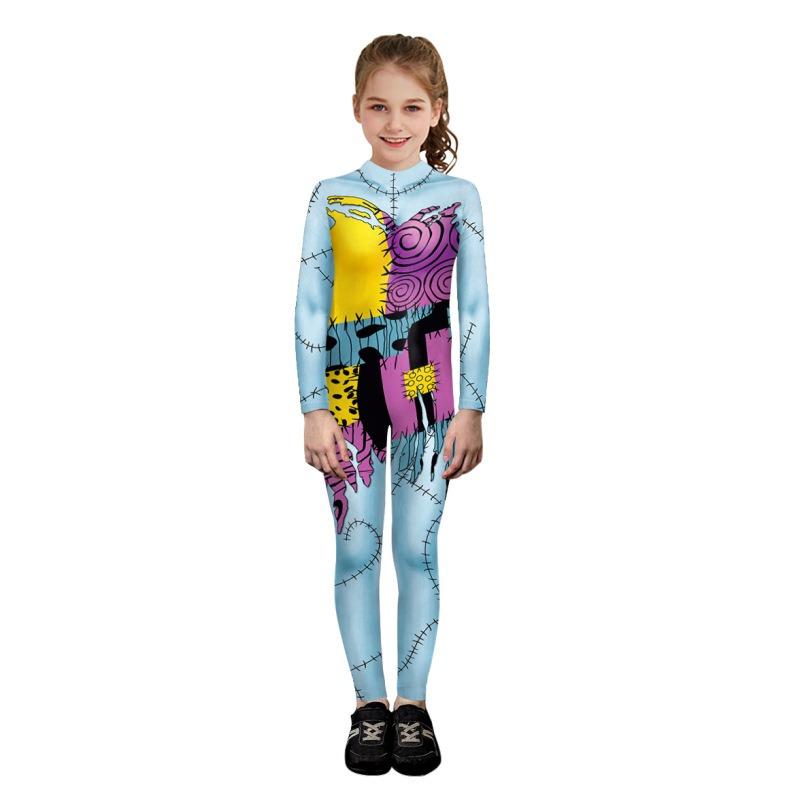 European and American children's avatar performance cosplay clothing cos characters digital printing tight onesie