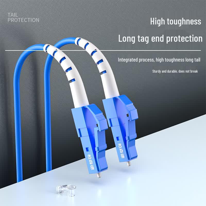 BOSENDE Telecommunication Grade Indoor Armored Single Mode Fiber Optic Patch Cable
