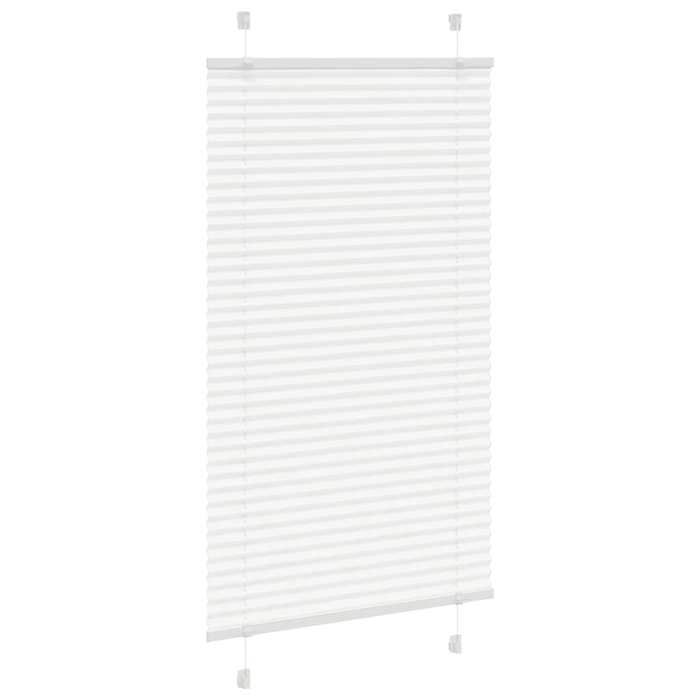 VidaXL Store plissé blanc 70x100 cm largeur du tissu 69,4 cm polyester, store plissé de fenêtre, store accordéon, store 4015477