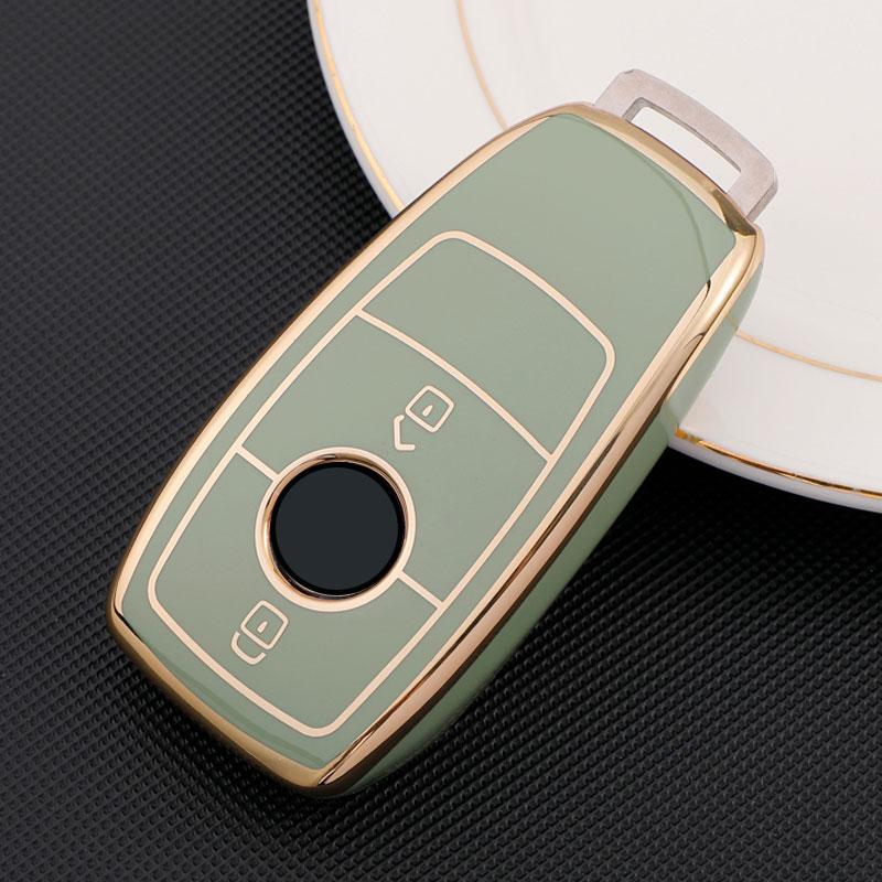 For Mercedes Benz A B C E G S Class CLA CLS GLA GLB GLC GLE GLS EQA EQB EQC Key Case Cover 2 3 Button Shell Fob Protector