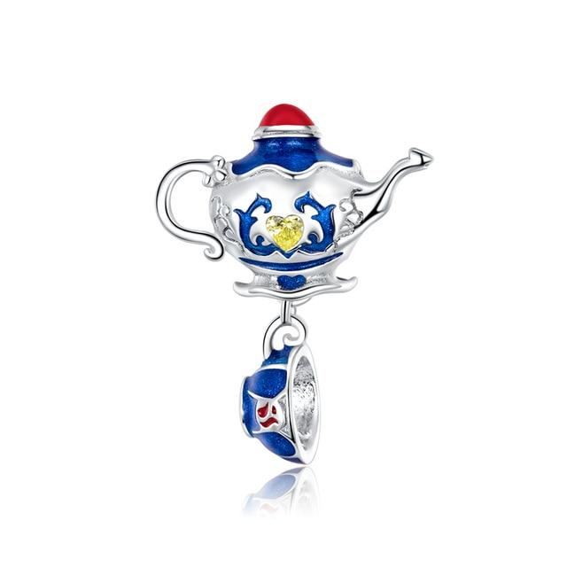Sterling Tone Family Home Eiffel Tower Camera Travel Dream Coffee Cup Shoes Charm Fit Charm Bracelets Diy JewelryFashion Charm
