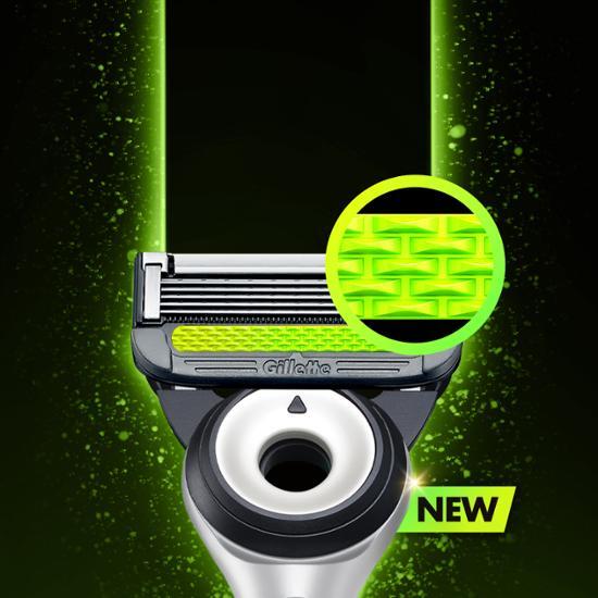 Gillette Labs Deep Cleansing Bar Son Heung-min Edition (Ручка + 1 лезвие + Гель для бритья + Подставка)