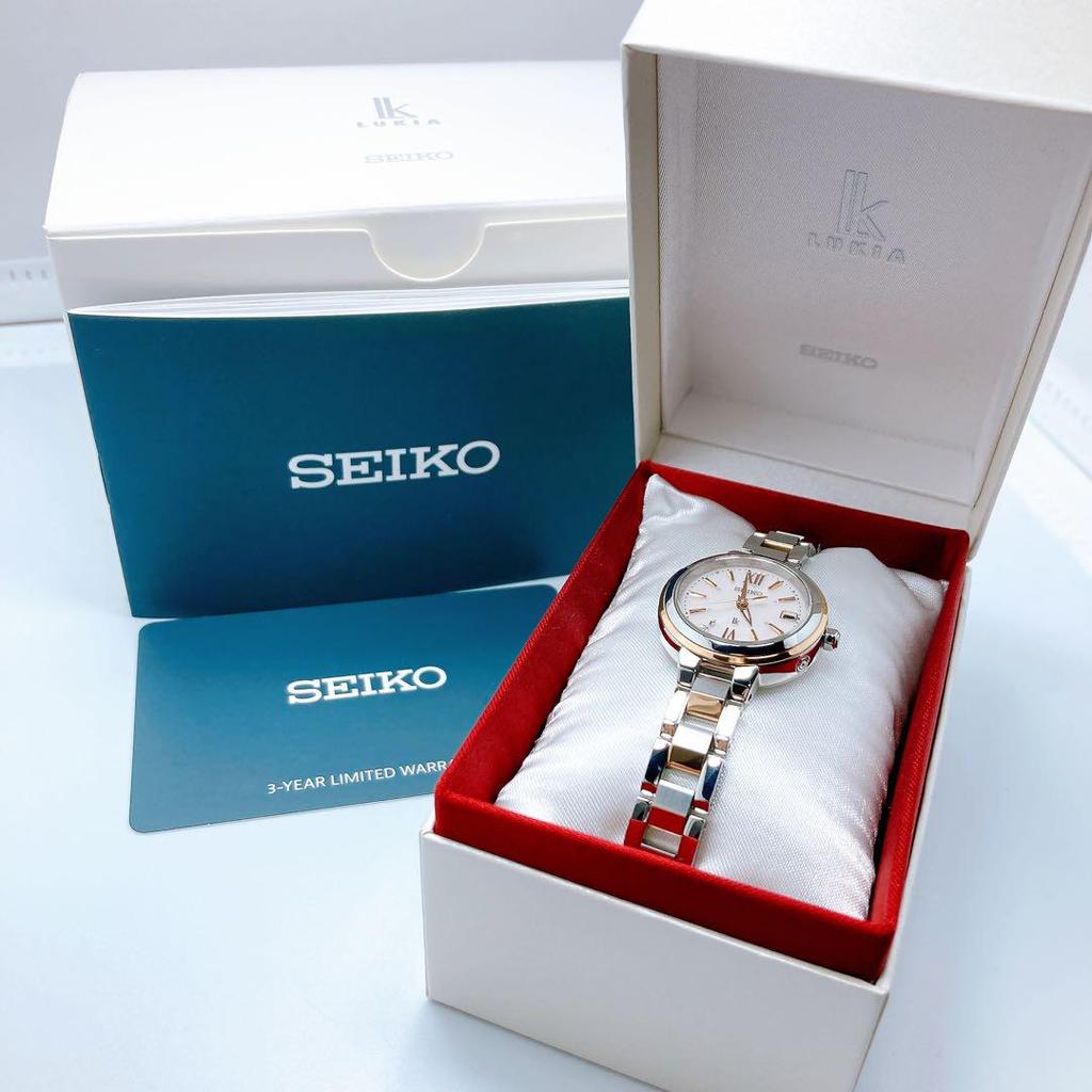 [USED] 148 Seiko Lucia SSVW234 Diamond Women's Watch