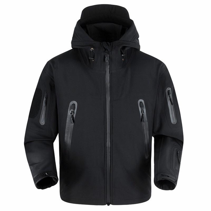 Тактическая куртка высокого качества из кожи акулы, водонепроницаемая ветровка, мужской плащ, одежда, куртка