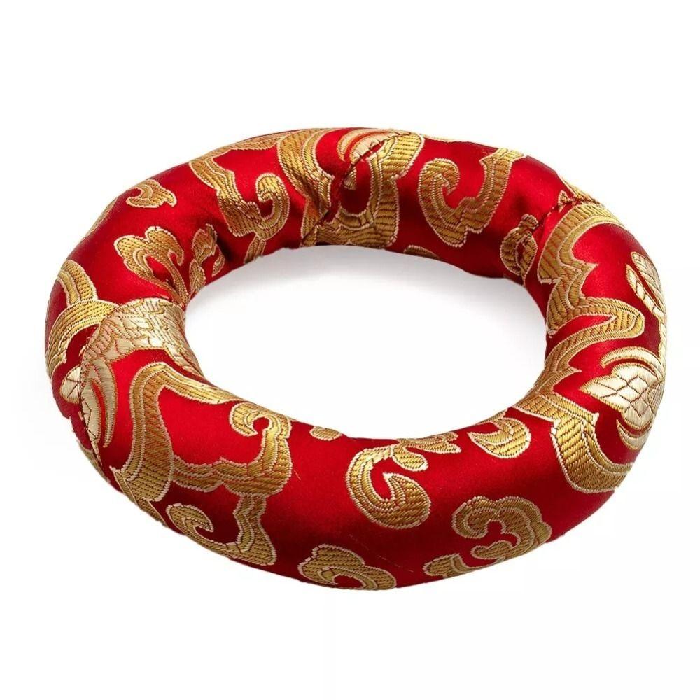 Мягкий коврик для поющей чаши, подушка для тибетской поющей чаши разных цветов, новая подушка для тибетской поющей чаши