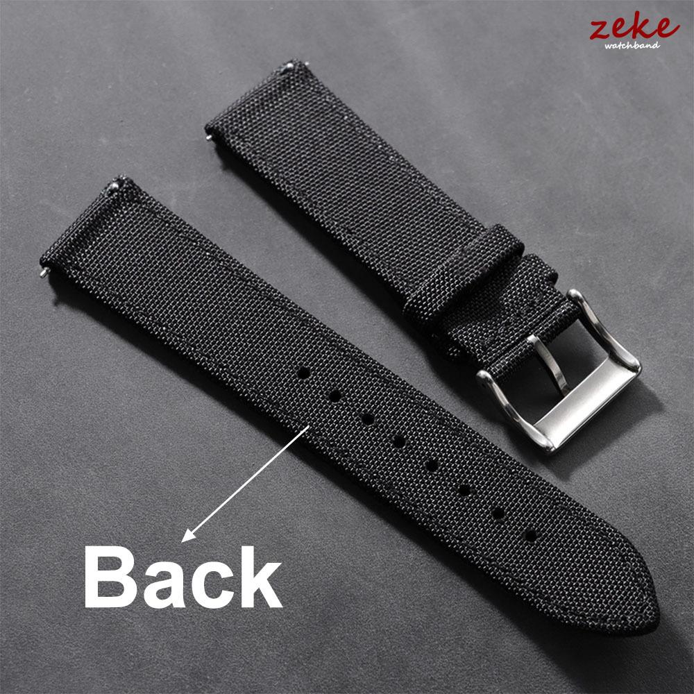 Quick Release Nylon Sailcloth Watch Strap 20mm 22mm Butterfly Buckle Band for Omega for Seiko Watchband New Smartwatch Wristband