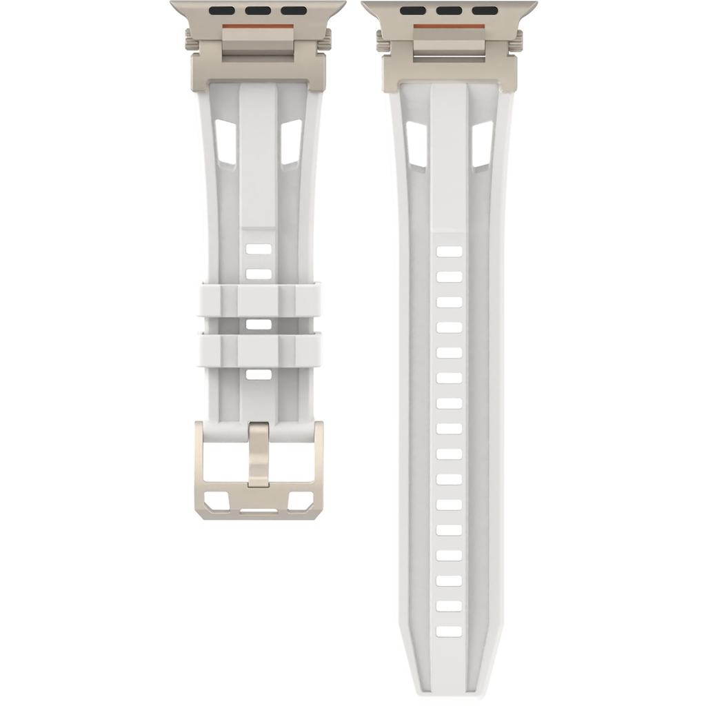 Silicone Strap for Apple Watch Ultra 3 2 1 49mm/Series 11 10 46mm/9 8 7 45mm/SE3 SE2 SE 6 5 4 44mm/3 2 1 42mm Mecha Eye Design Watch Band