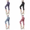 Mesh Pocket Fitness Pants Sportswear Sports Leggings Yoga Cropped Pants  Women