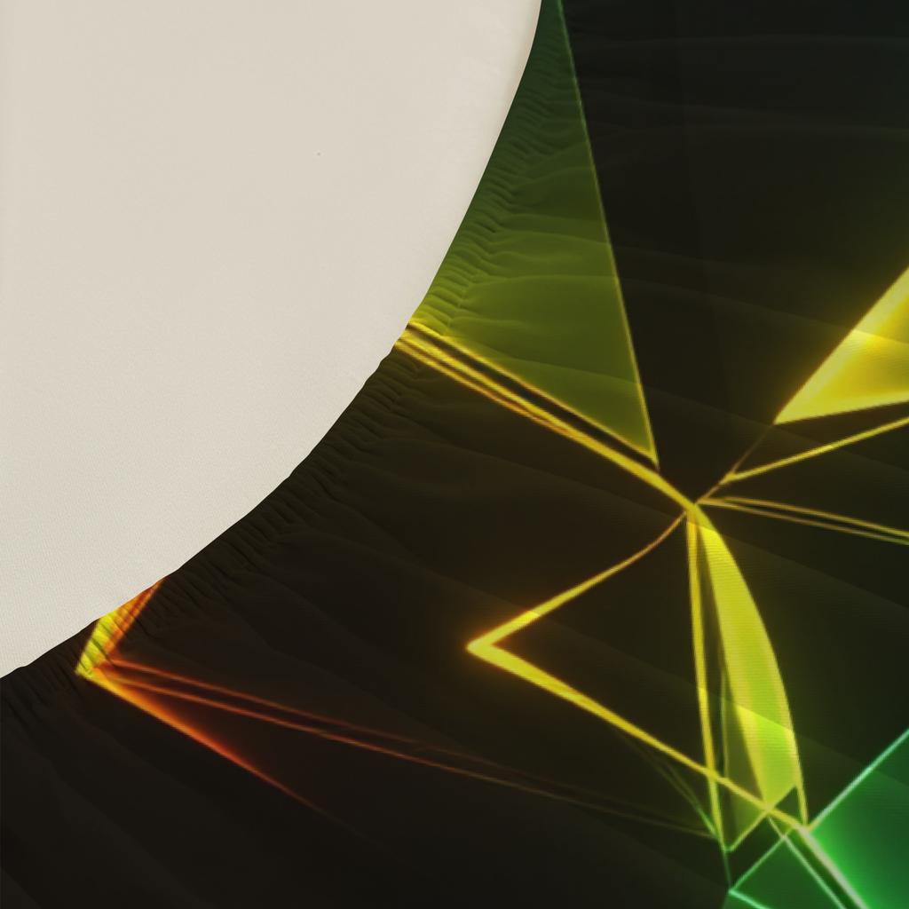 3pcs Geometric Pattern Flat Sheet 3D Printed Neon Colors Fitted Sheet Sets With Pillowcases No Filling Cool Visual For Teen Boys