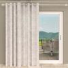 Eyelet Curtain Special for Bay Window 280x250 Cm CELIA Taupe, by Soleil d'Ocre