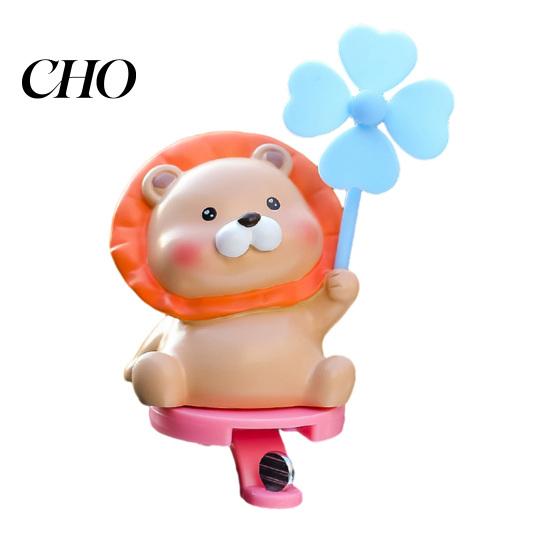 Non-drilling Car Mount Ornament Cartoon Windmill Decoration with Soft Doll Cute Rotary for Dashboard Universal Buckle Accessory Handlebar &