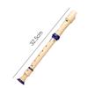 Baroque Fingering Eight Hole Clarinet Easy Adjustable Vertical Flute  Musical Instrument