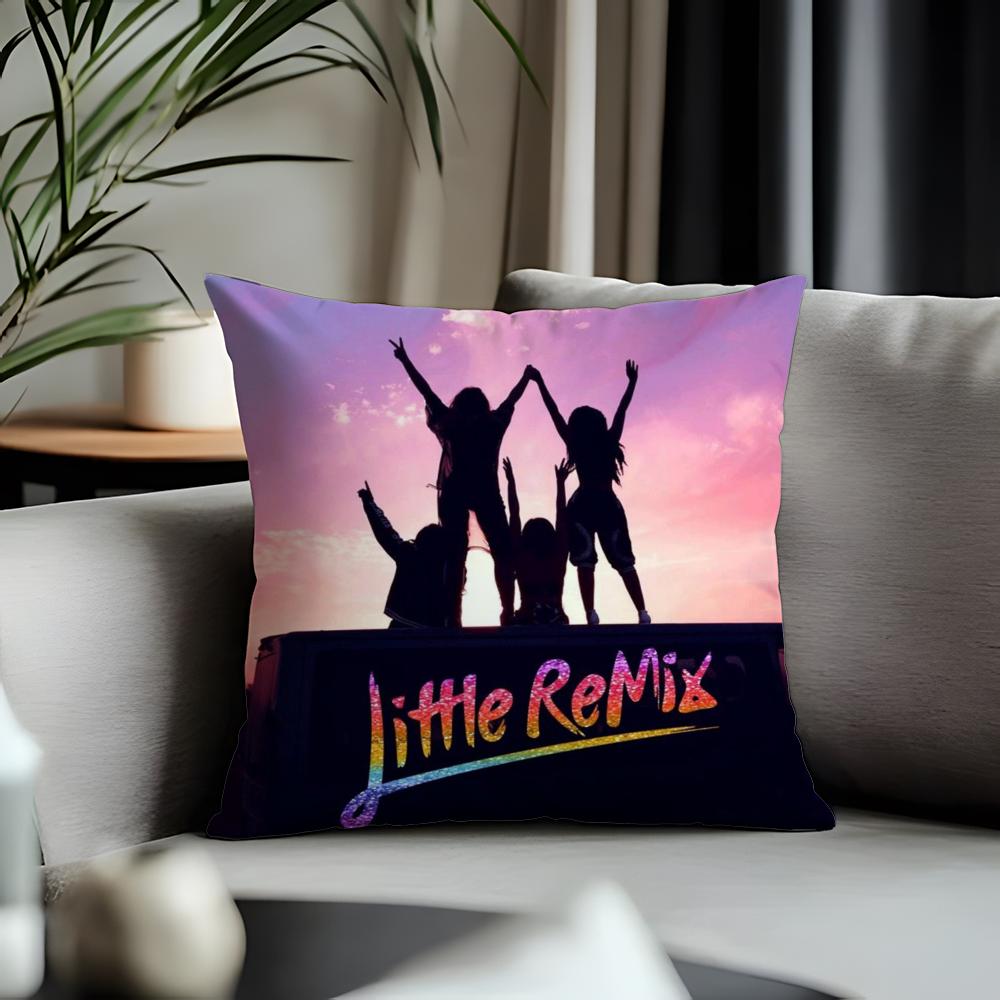 Fashion Llittle Mixiou Cushion Cover Antidustmite Pillowcase Invisible Zipper Silky Short Plush Sofa Cushion Cover