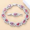 12-цветные цветочные украшения Красочный циркон Элегантные женские модные аксессуары Шарм-браслет Браслет Регулируемая длина