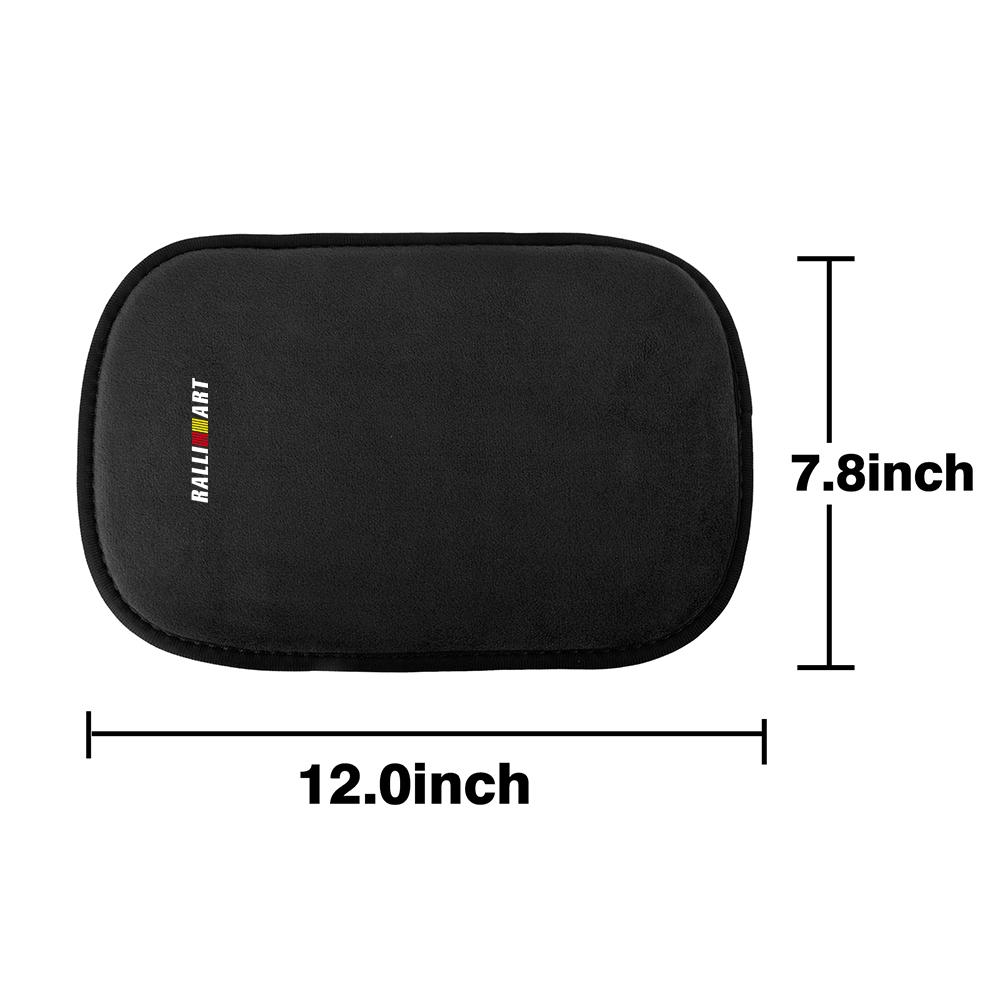 Car Center Console Fur Pad Armrest Box Non-slip Mat For Mitsubishi Pajero Outlander XL Montero Lancer Triton l200 ASX Ralliart