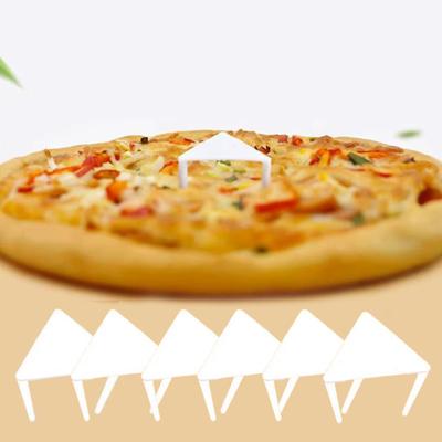 Подставка для пиццы, 100 шт., белый пластиковый штатив, крепежная стойка для выпечки, инструмент для выпечки