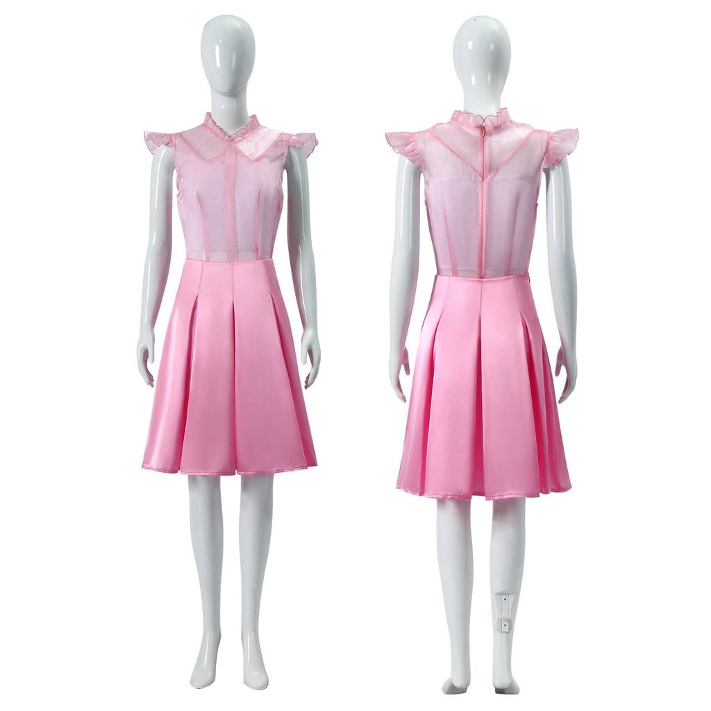 Эльфаба и Глинда Костюм Злой Ведьмы для косплея на Хэллоуин - Волшебное розовое платье и мантия