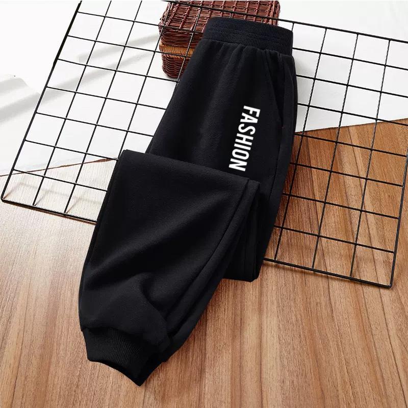 Children Fashion Trousers Autumn Cotton Long Pants Boys Girl Brand Clothing School Outdoor Sweatpants