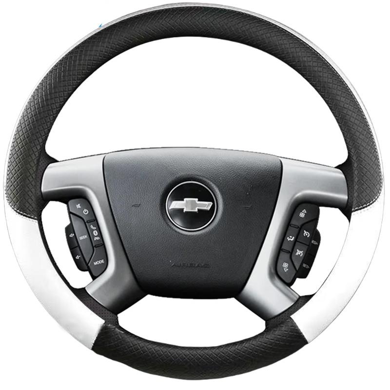Кожаный чехол на руль автомобиля для Chevrolet Captiva Silverado GMC Sierra 2007-2014 Daewoo Автомобильный интерьер