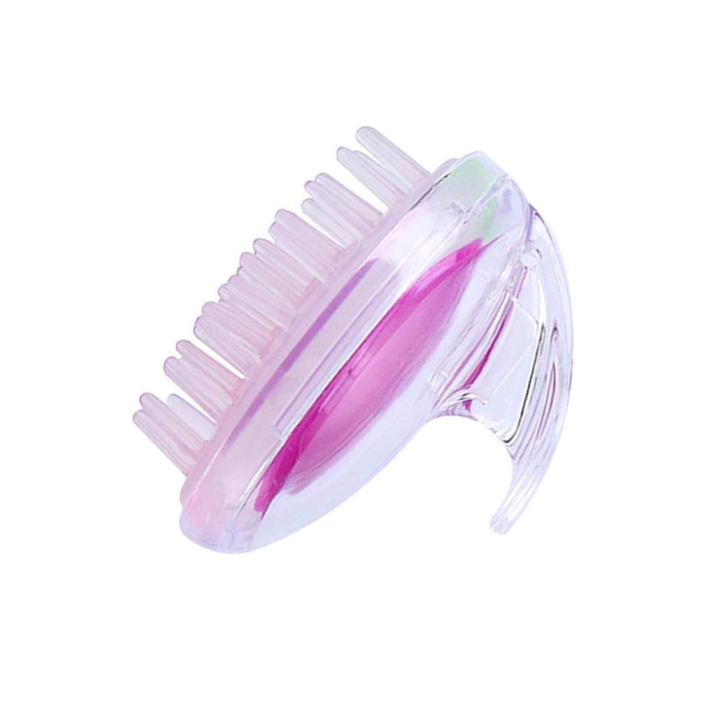 1 x Silicone Shower Shampoo Body Wash Dandruff Brush Hair Scalp Massager