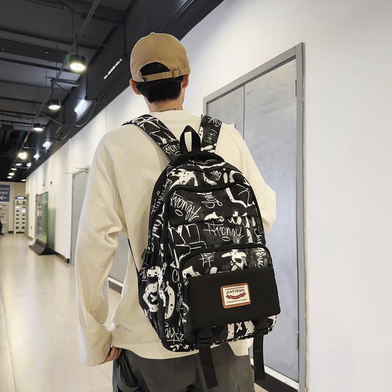 Backpack Women's Large Capacity Student Backpack Men's Bag Junior High School Student Schoolbag