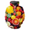 Autumn Fruit Vegetable 3D Print Hoodies Men Women Fashion Casual Sweatshirts Oversized Hoodie Pullovers Tracksuit Clothing