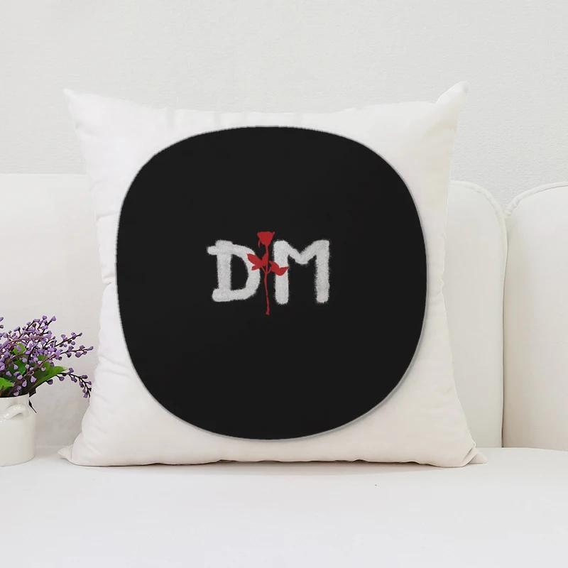 Reversible Printed Pillow Cover DDepeche MMode Fan Gift Home Sofa Decorative Cushion Cover Chair Lumbar Cushion x