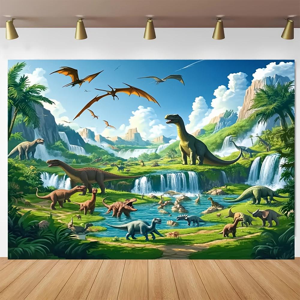 "A Dinosaur" is a plastic-made hanging model featuring a large Jurassic dinosaur.